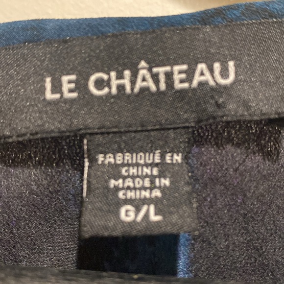 Le Chateau sleeveless blouse. Size Lg - Picture 5 of 7